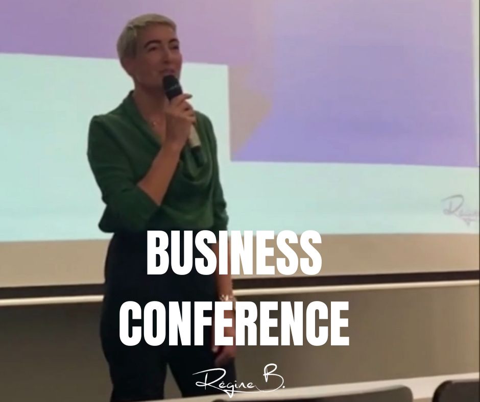 Conférence Business à Paris animée par Régine B. sur l’excellence en relation client et la performance des équipes commerciales et marketing"