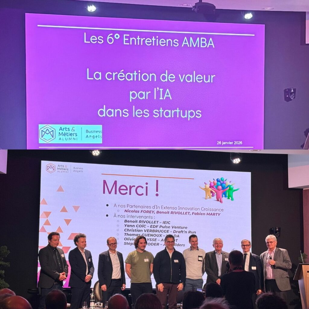 Les 6èmes Entretiens Arts et Métiers Business Angels : création de valeur par l&rsquo;IA dans les Startups.