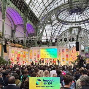 Lauréats Impact 40/120 à Paris, événement organisé par Impact France et Les Échos, réunissant des dirigeants engagés